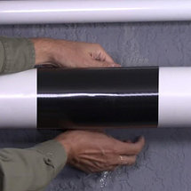 Лента-скотч суперклейкая широкая водостойкая JIMATOR TAPE (Черный / 30 см), фото 2