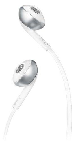 Bluetooth гарнитура JBL Tune 205BT, 20Hz-20kHz, 32 Om, 100 dB, BT, Silver - фото 4 - id-p93210131