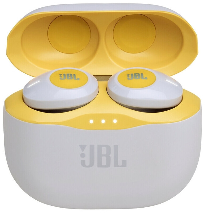 Bluetooth гарнитура JBL Tune 120TWS - Желтый - фото 1 - id-p93210349