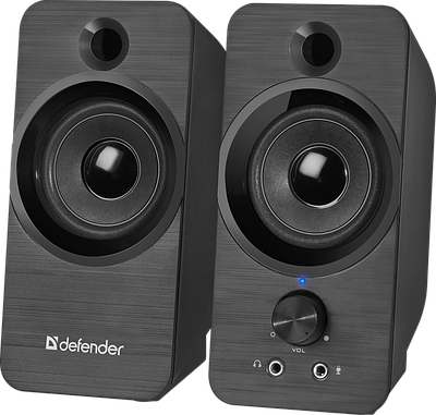 Колонки Defender SPK-190 (2.0) - Black, 8Вт (2х4) RMS, 20Hz-70kHz, USB