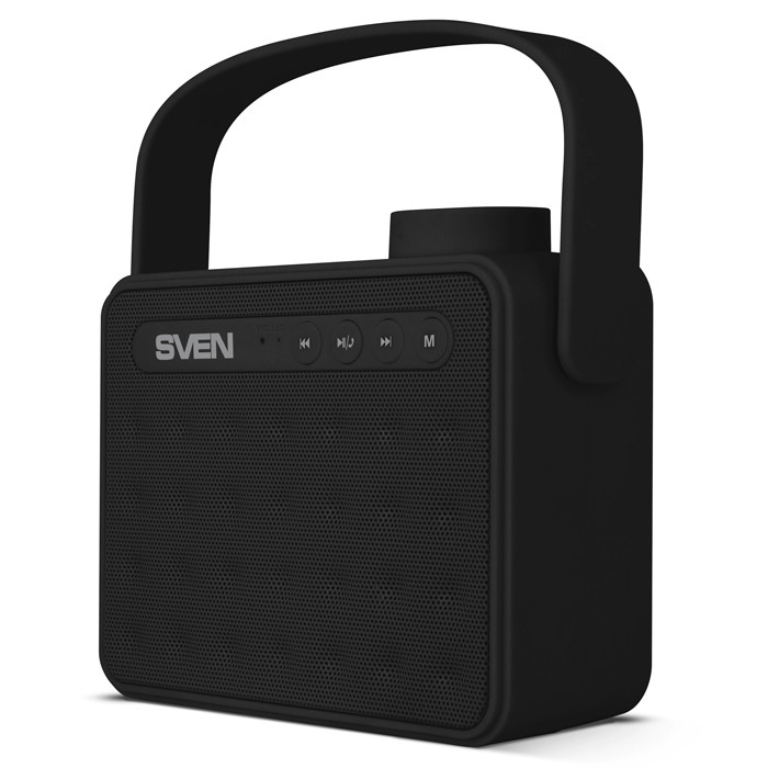 Колонки Sven PS-72 (2.0) - Black, 6Вт(2х3) RMS,150Hz-20kHz, microSD, USB, BT