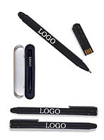 Флешка ручка с логотипом по индивидуальному заказу