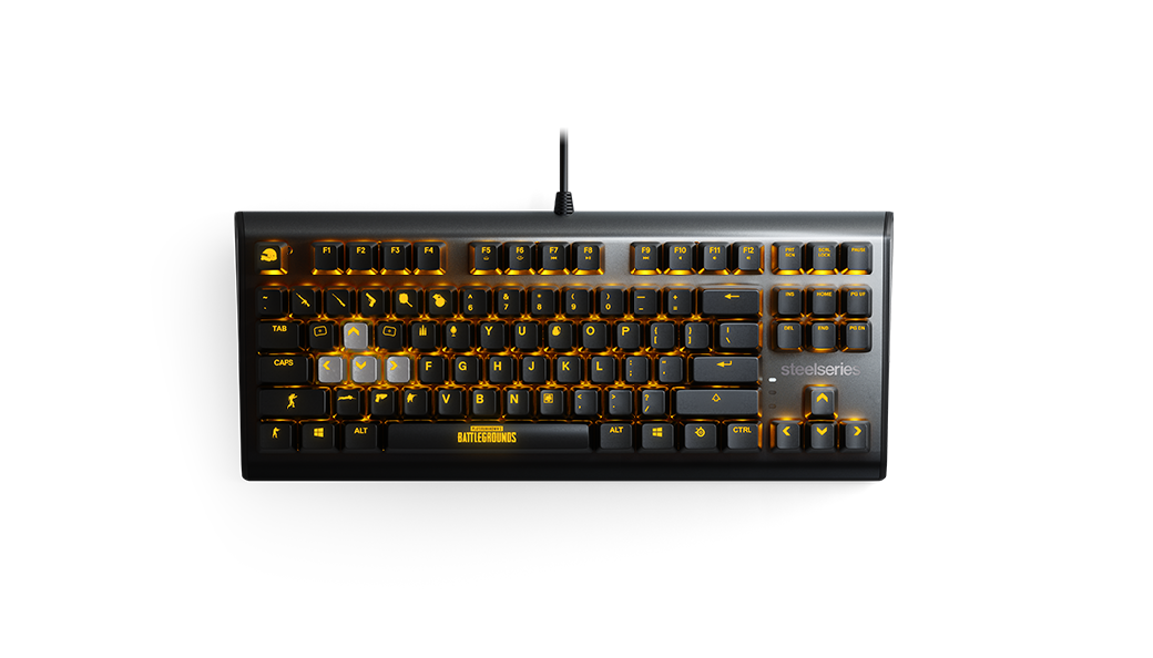 Клавиатура SteelSeries Apex M750 TKL PUBG Edition, черный, USB