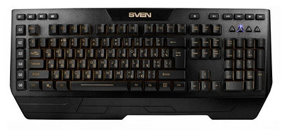 Клавиатура Sven KB-G9600, черный, USB