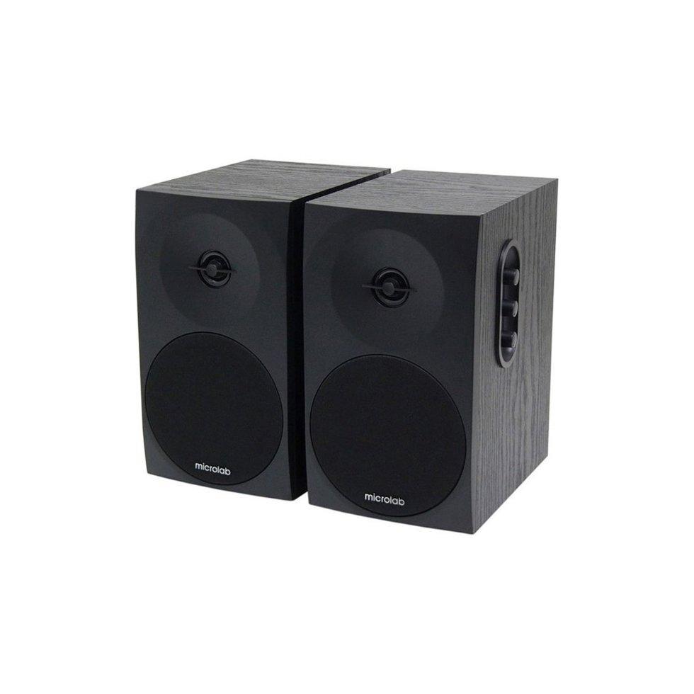 Колонки Microlab B70BT (2.0) - Black, 20Вт(2x10) RMS, 40Hz-20kHz, 75dB, Bluetooth - фото 1 - id-p93217193