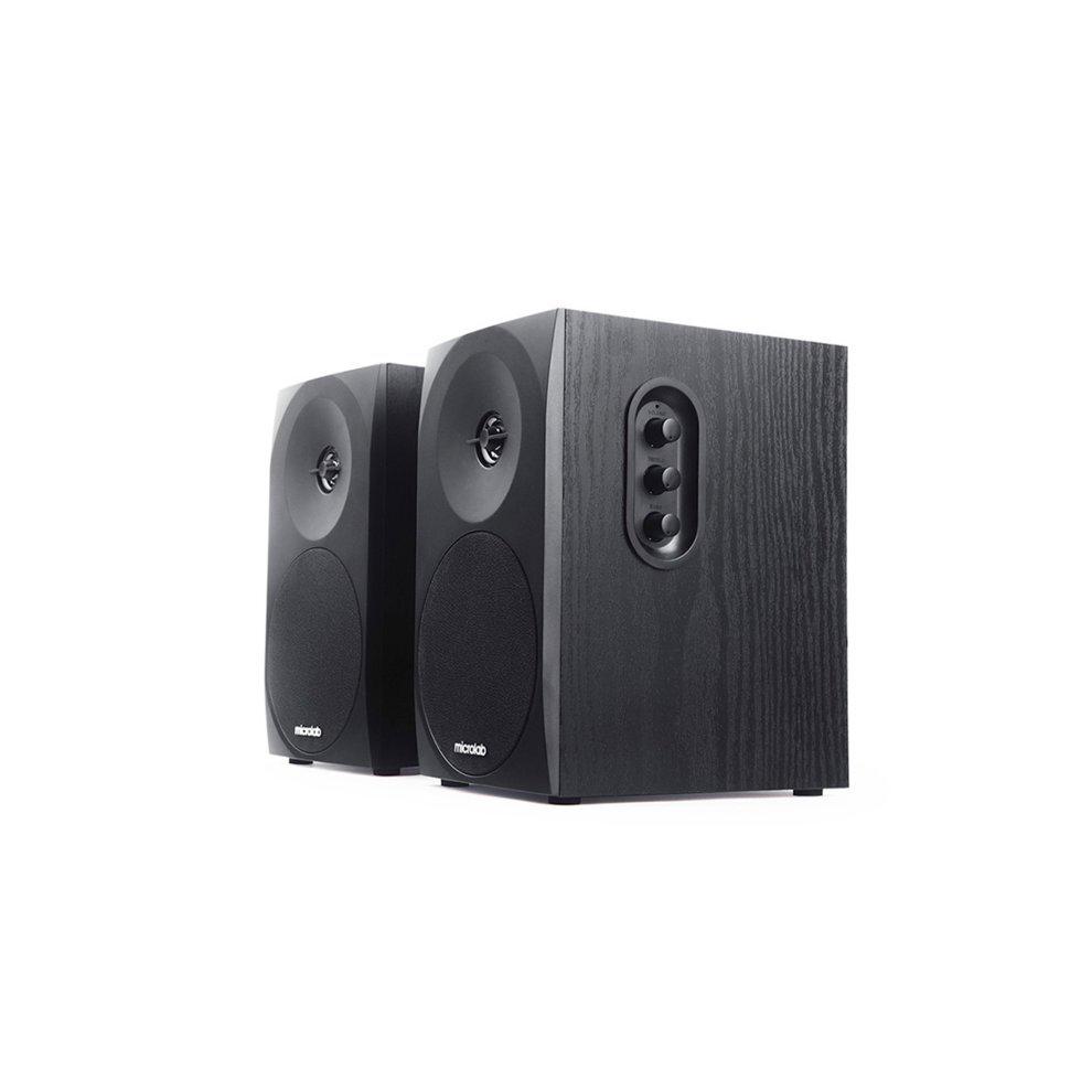 Колонки Microlab B70BT (2.0) - Black, 20Вт(2x10) RMS, 40Hz-20kHz, 75dB, Bluetooth - фото 2 - id-p93217193