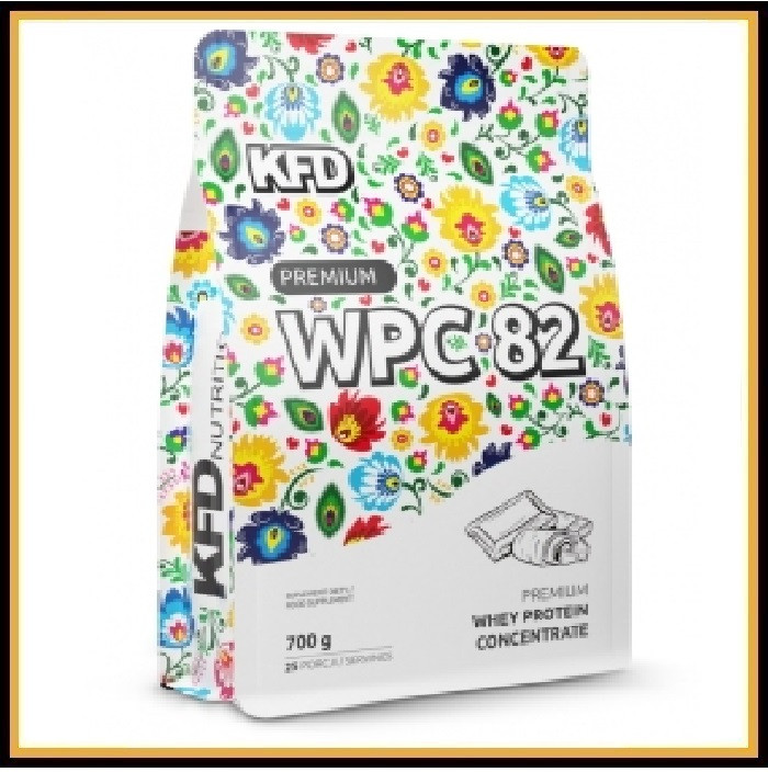 Сывороточный протеин KFD Premium WPC 82. 700 г «Ваниль и банан»