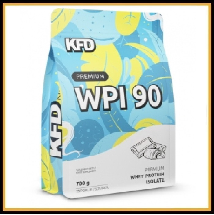 Сывороточный протеин KFD WPI 90. 700 г «Солёная карамель»