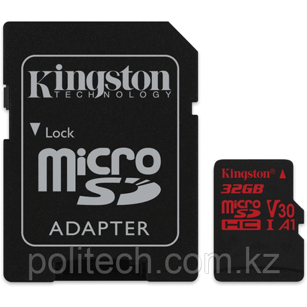 Карта памяти Kingston Canvas React microSDHC 32GB Class 3 (SDCR/32GB)