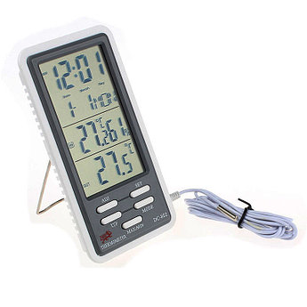 Гигрометр / термометр / часы DC-802