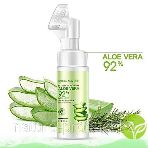 Мусс - Пенка Для Умывания Со Щеточкой Алоэ Вера Bioaqua