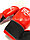 Боксерские перчатки кожаные 12-OZ Everlast красные с надписью, фото 4