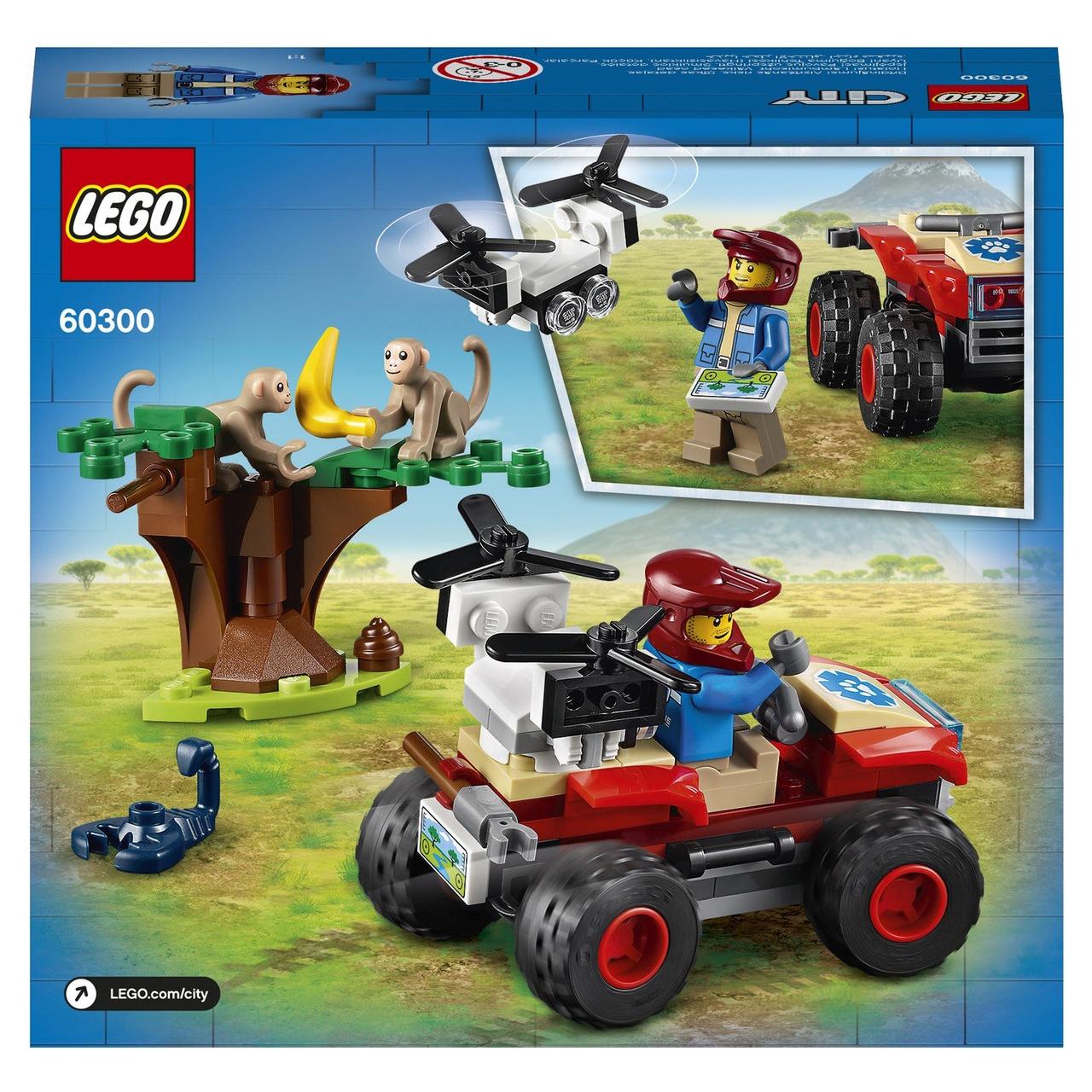 60300 Lego City Спасательный вездеход для зверей, Лего Город Сити - фото 2 - id-p93227907