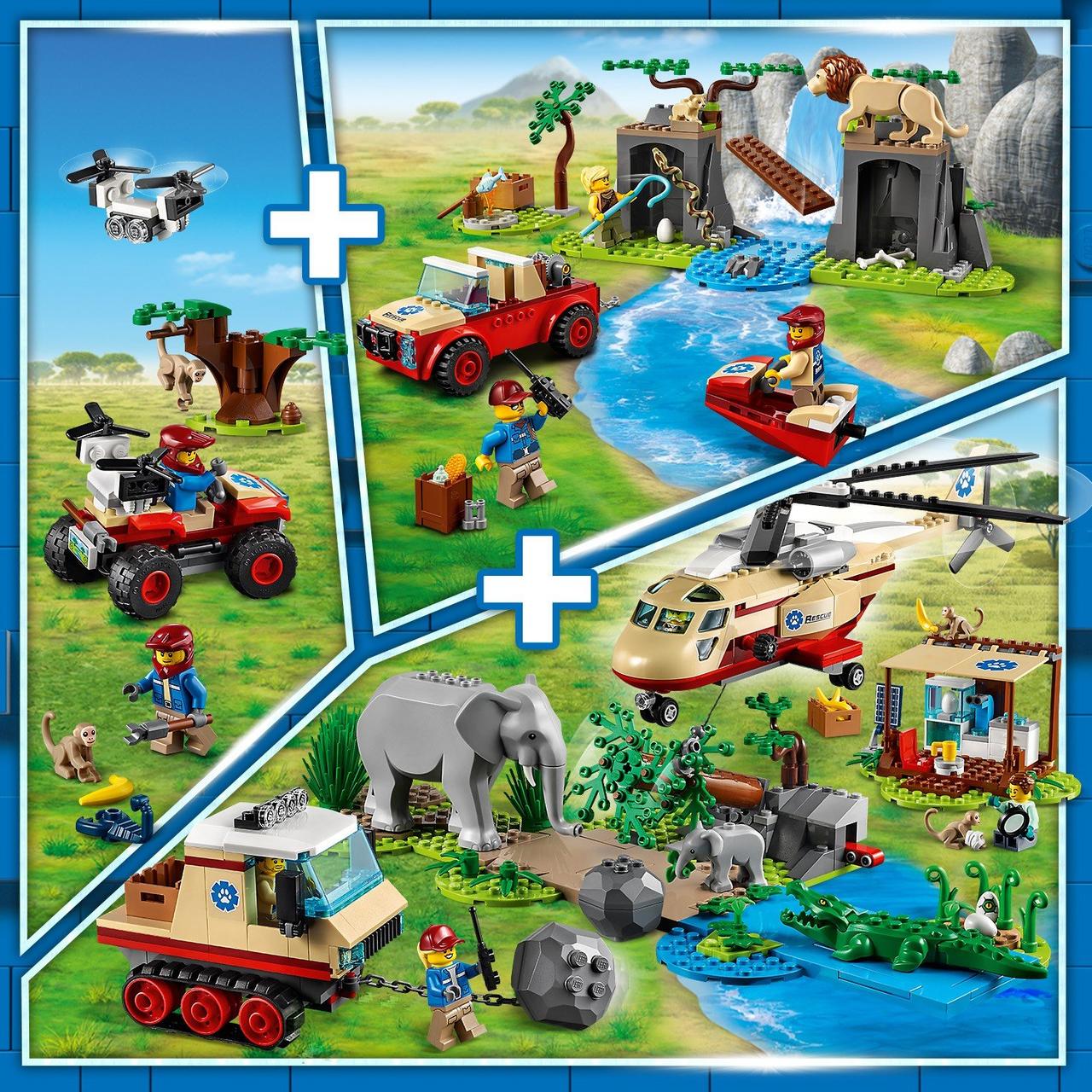 60300 Lego City Спасательный вездеход для зверей, Лего Город Сити - фото 7 - id-p93227907