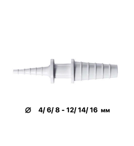 Переходник на шланги разных диаметров 4/6/8 - 12/14/16 мм, фото 1