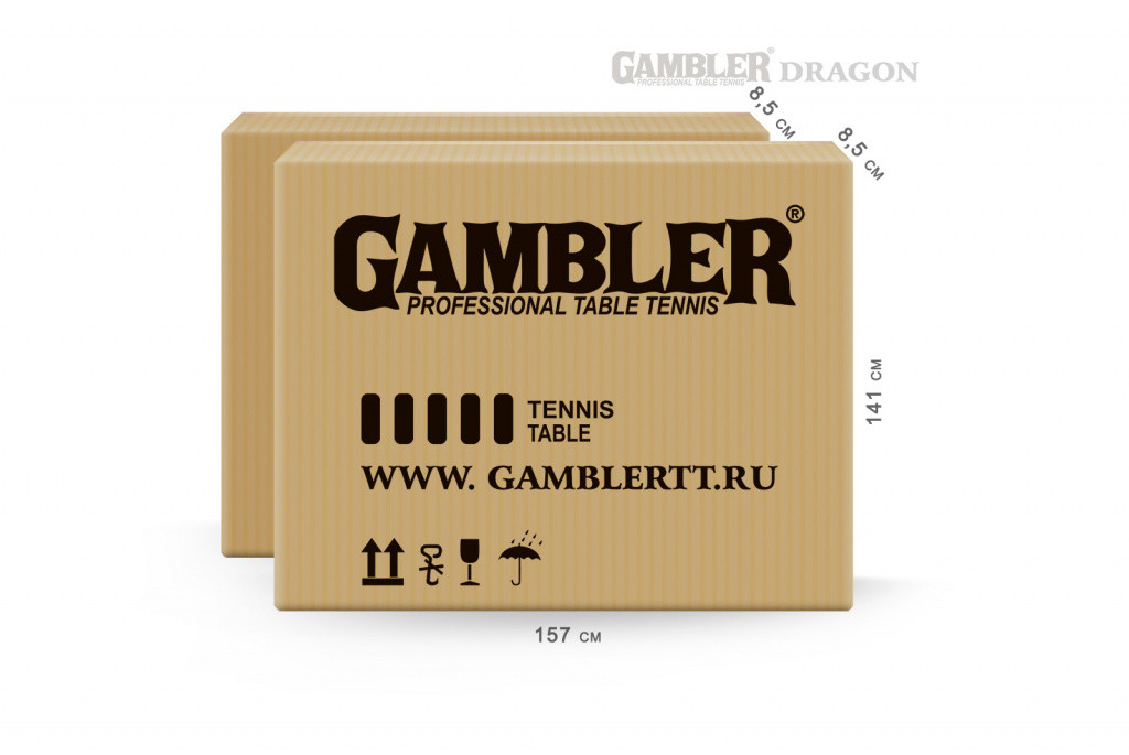 Теннисный стол Gambler DRAGON green (США) - фото 10 - id-p93244017