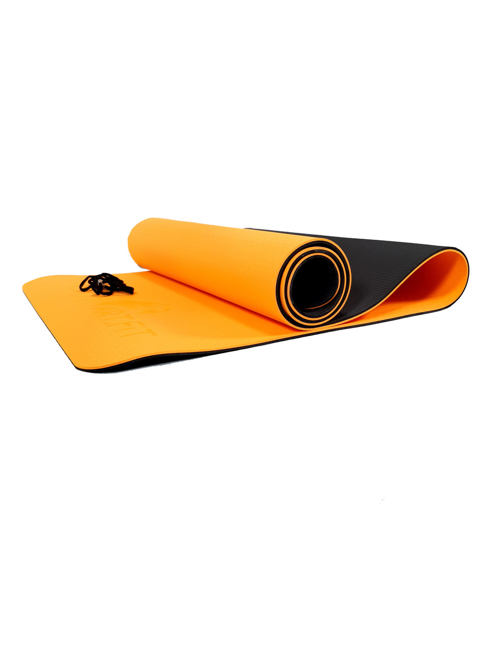 Коврики для йоги ART.FiT (61х183х0.6 см) TPE, с чехлом, цвета в ассортименте оранжево-черный - фото 3 - id-p93244339