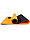 Коврики для йоги ART.FiT (61х183х0.6 см) TPE, с чехлом, цвета в ассортименте оранжево-черный, фото 4