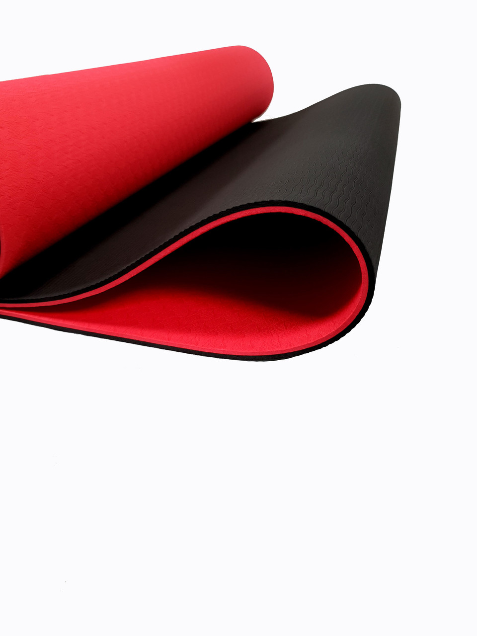 Коврики для йоги ART.FiT (61х183х0.6 см) TPE, с чехлом, цвета в ассортименте красно-черный - фото 2 - id-p93244342