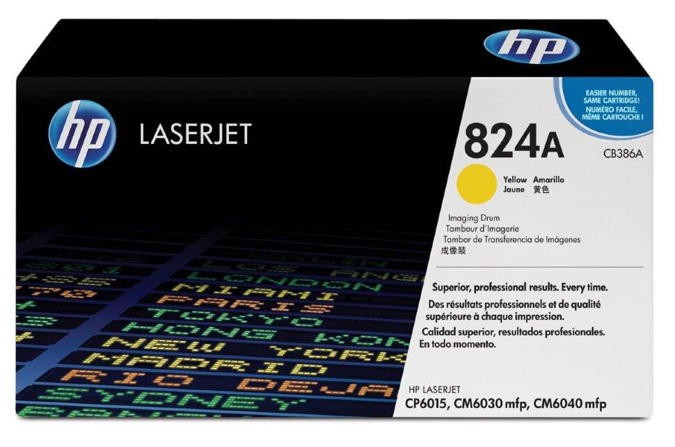 Картридж HP CB386A (824A) Yellow для Color LaserJet CP6015/CM6030/CM6040