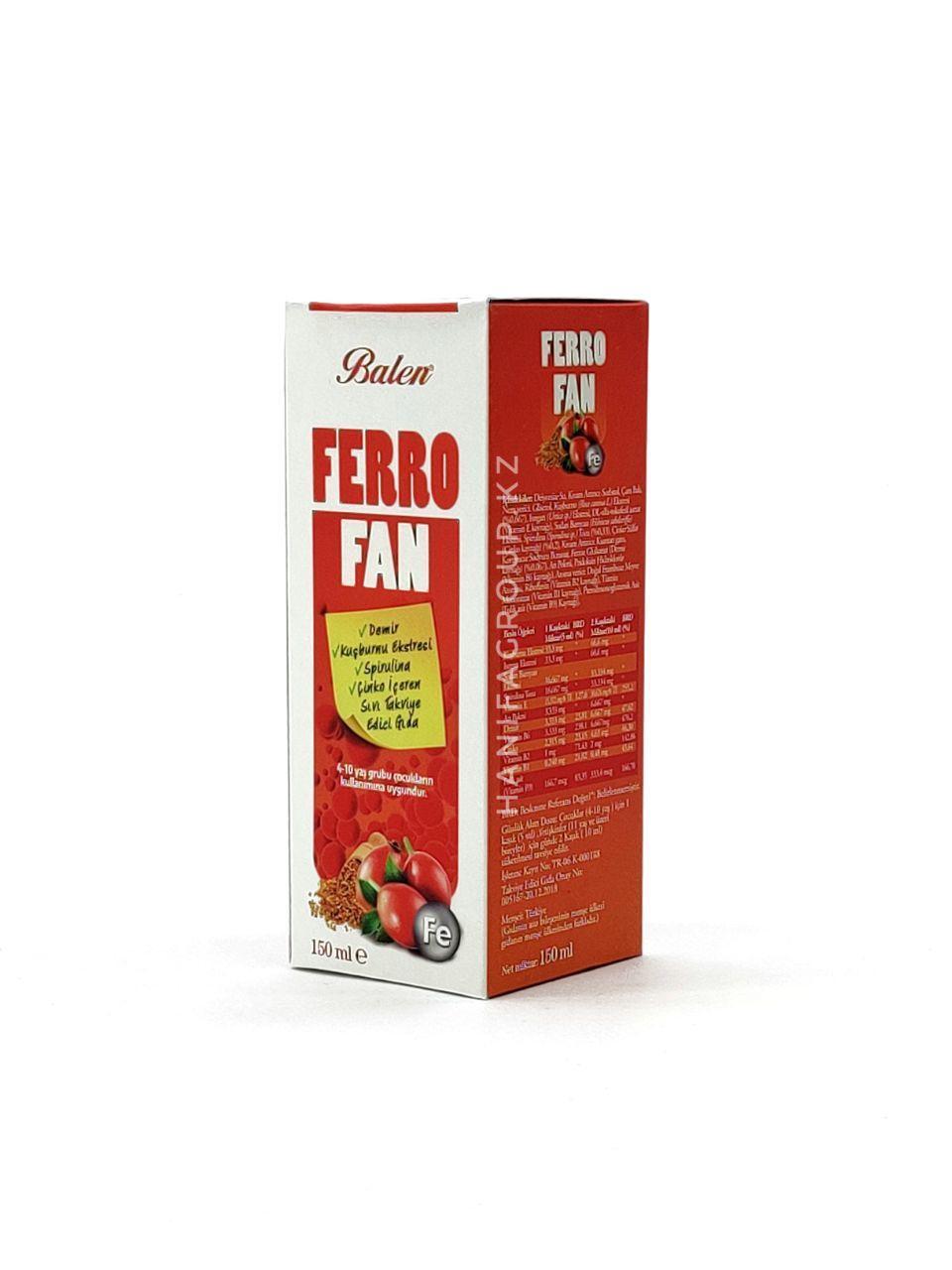 Balen "Ferro Fan" (Пищевая Добавка с Железом и Цинком), 150 мл