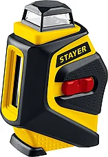 STAYER SL360 нивелир лазерный, 20м, крест + 360°, точн. +/-0,3 мм/м, сумка, фото 3