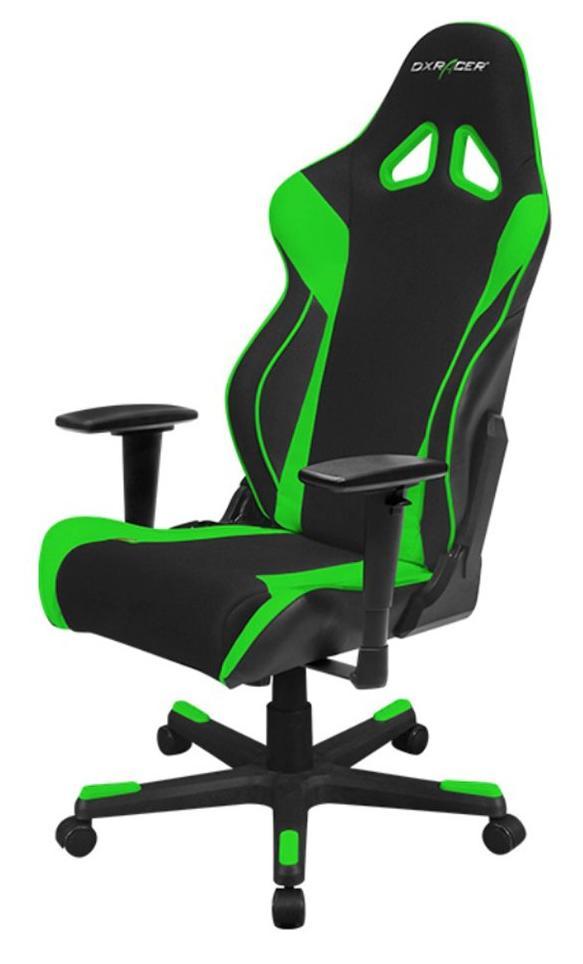 Кресло игровое компьютерное DXRacer Racing OH/RW106/NE, Black-Green