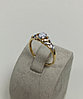 Золотое кольцо с бриллиантами / 17 размер, фото 3