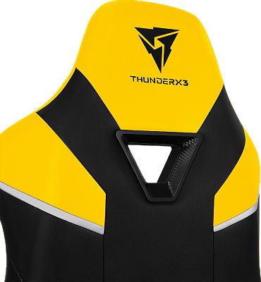 Кресло игровое компьютерное ThunderX3 TC5, Bumblebee-Yellow - фото 3 - id-p93277496