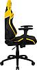 Кресло игровое компьютерное ThunderX3 TC5, Bumblebee-Yellow, фото 4