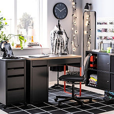 Стул ОРФЬЕЛЛЬ черный ИКЕА, IKEA, фото 3