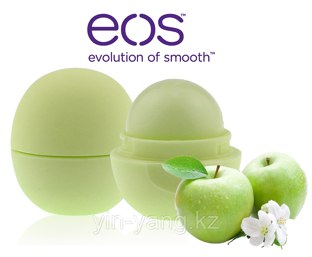 Бальзам для губ EOS яблоко (зеленый), 15 г