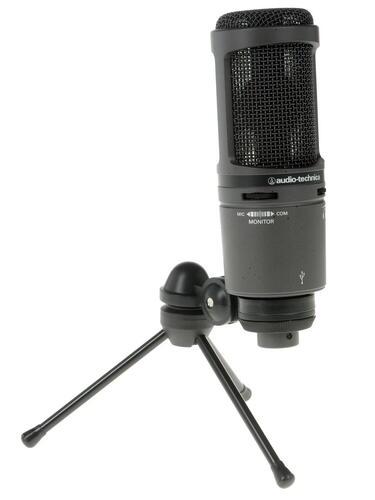 Микрофон Audio-technica AT2020USB+ Черный - фото 1 - id-p93280260