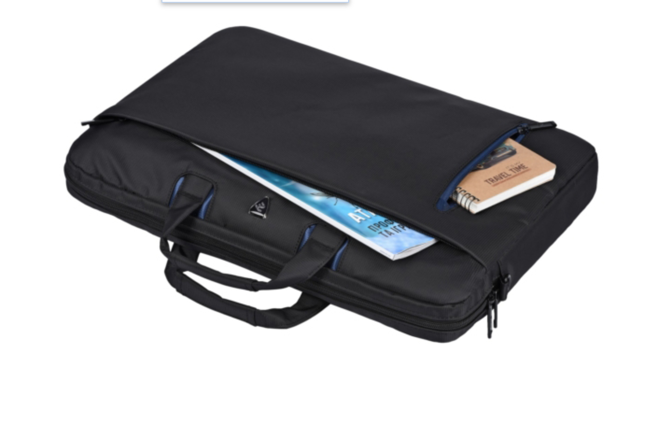 Сумка для ноутбука 17.3" 2E CBN417BK, Black, нейлон