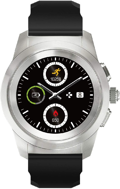 Смарт-часы MyKronoz ZeTime Regular, черный+серебристый - фото 1 - id-p93290266