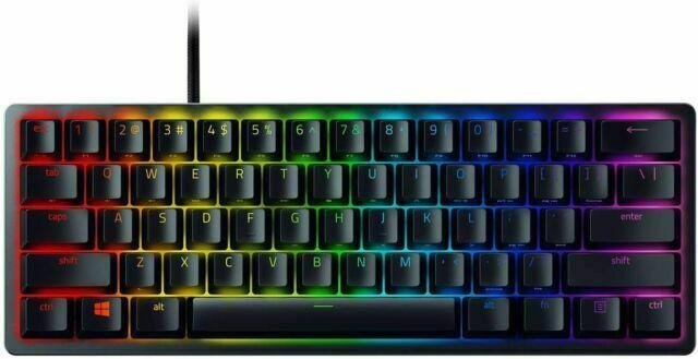 Клавиатура Razer Huntsman Mini, Black, Gaming, Multimedia, Clicky Optical Switch, RGB-Backlight, USB