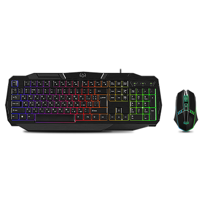 Клавиатура Sven GS-9100, Gaming, Black, USB, backlight + мышь