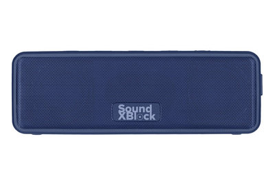 Колонки 2E SoundXBlock (2.0) - Blue, 20Вт (2х10) RMS, 115Hz-15kHz, 65dB, microSD, Bluetooth, AUX