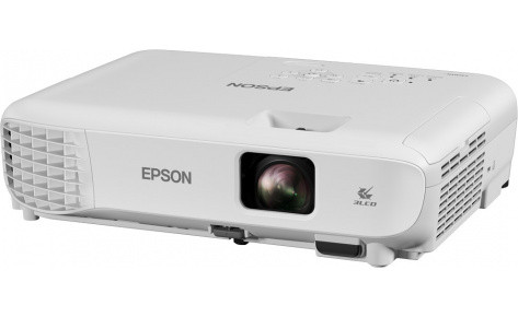 Epson V11H971140 Проектор EB-E500, 3LCD, 0.55" LCD, XGA (1024x768), 3300lm, 4:3, 15000:1, VGA, HDMI, USB - фото 1 - id-p93299845