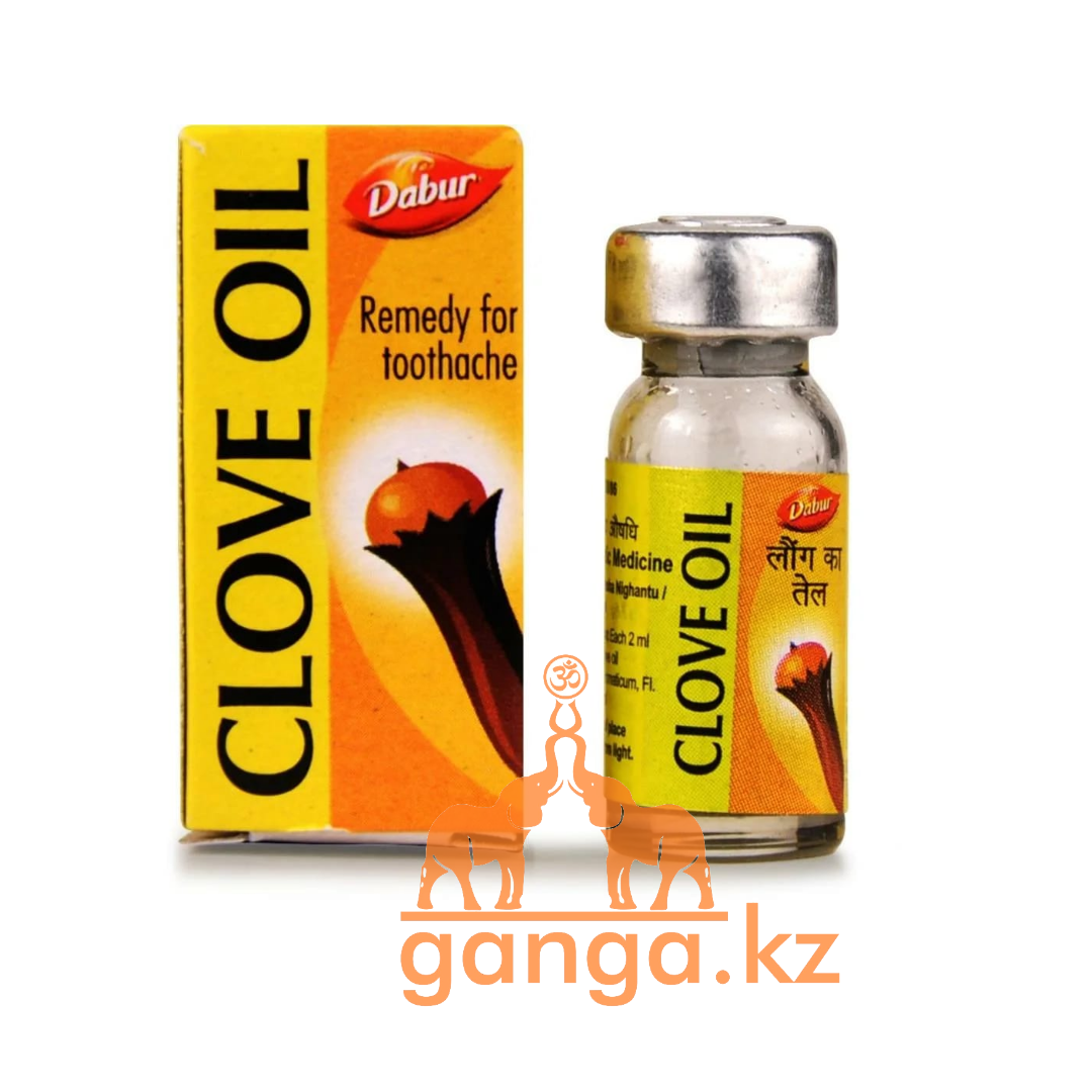 Гвоздичное масло против зубной боли (Clove Oil Dabur), 2 мл