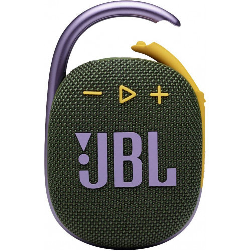 Колонки JBL Clip 4 (1.0) - Green, 5Вт, 100Hz-20kHz, 85dB, Bluetooth, USB - фото 1 - id-p93301044