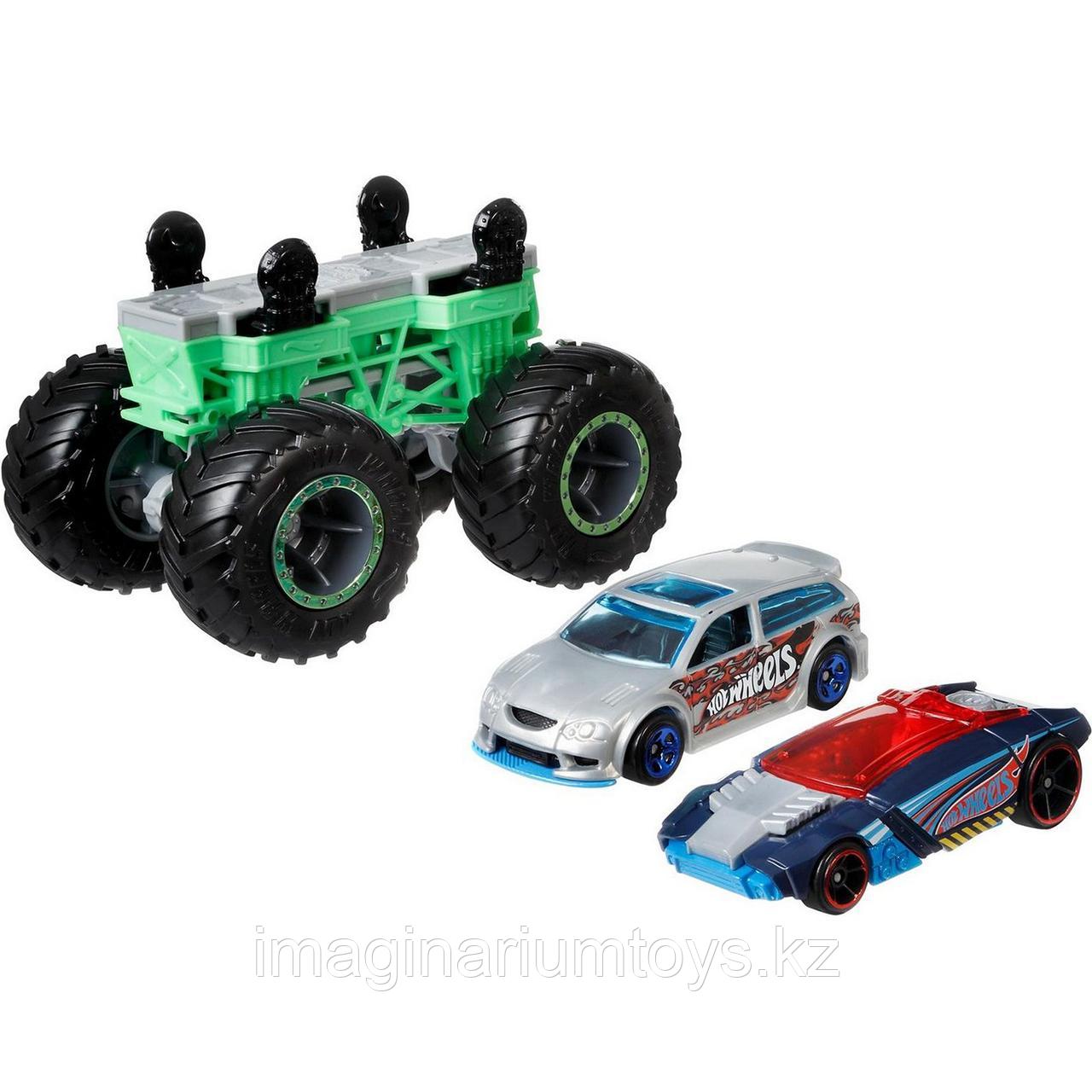 Набор машинок Hot Wheels Monster trucks Создатель монстров зеленый - фото 3 - id-p93301408