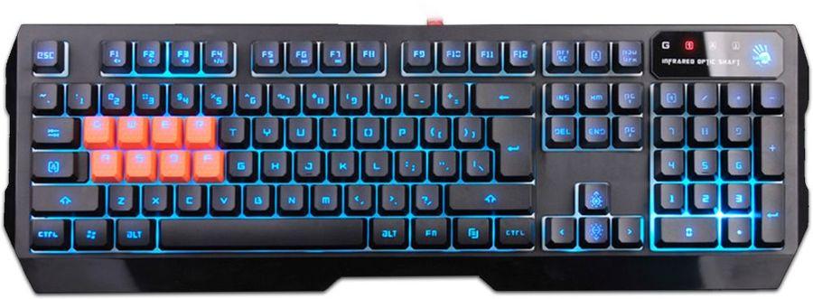 Купить Клавиатура A4Tech Bloody B188, Black, Multimedia, Gaming