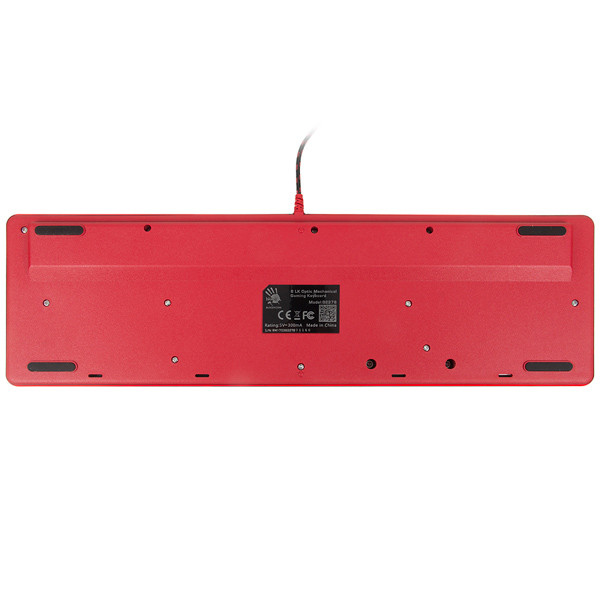 Клавиатура A4Tech Bloody B2278, Black-Red, Multimedia,Gaming,Red-Backlight, 8xLK Blue Switch, USB - фото 2 - id-p93301534