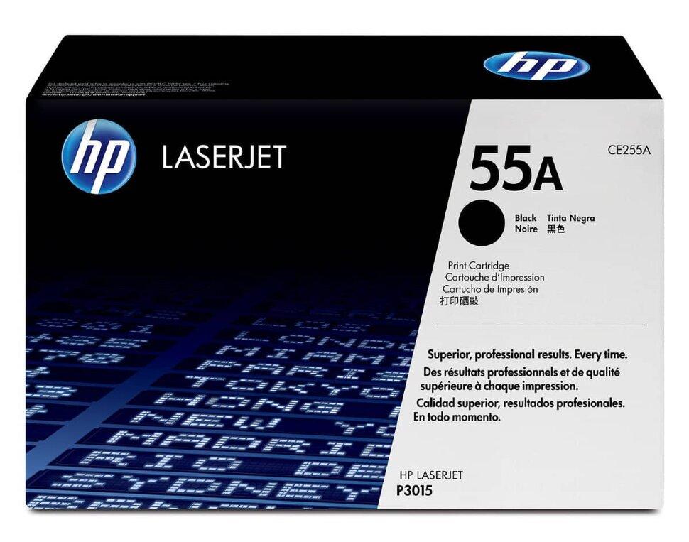 Картридж HP CE255A (55A) для LaserJet Enterprise P3015x/P3015dn/P3015d MFP M521/M525 - фото 1 - id-p65500296