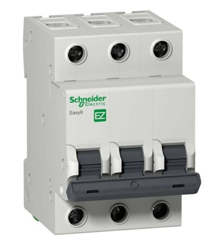 Автоматический выключатель Schneider Electric серии Easy9 3P 63A 4.5кА/230В - фото 1 - id-p93314953