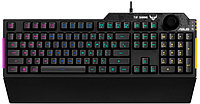 Клавиатура ASUS TUF Gaming K1, Black-Grey, Multimedia, Gaming, RGB-Backlight, USB