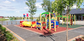 Детская площадка в г.Уральск, база отдыха п.Желаево