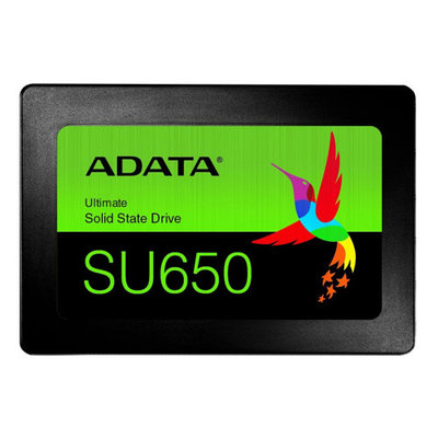 SSD 960 Gb ADATA SU650, 2.5", read 520 Мбайт/c, write 450 Мбайт/с, SATA III-600
