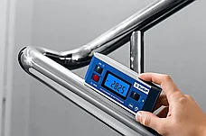 МИНИ уровень-уклономер электронный, IP65, Магнитный, Диапазон 0-90°, Точность ±0,05°, 3 кнопки, HOLD, фото 3